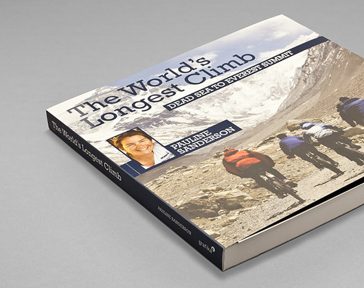 front cover of the worlds longest climb book designed and published by grafika