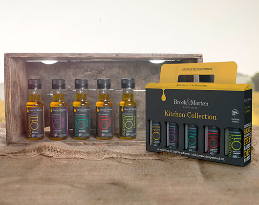 brock and morten cold pressed rapeseed oil, packaging, bottles, design