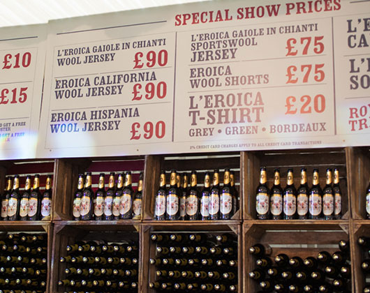 display graphics, vinyl, large format, banner, eroica, britannia, cycling, festival, bakewell, derbyshire, italy