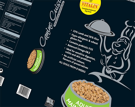 pet food, dry dog food for vitalin, animals