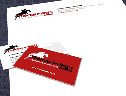 thomas irvings equestrian superstore, shop, branding, horse, design